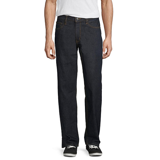 Arizona Mens Loose Fit Jeans, Color: Dark Rinse - JCPenney