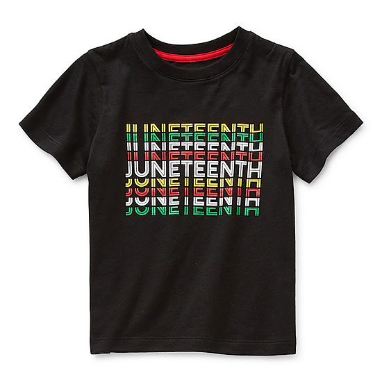 Hope & Wonder Juneteenth Toddler Unisex Crew Neck Short Sleeve Graphic T-Shirt