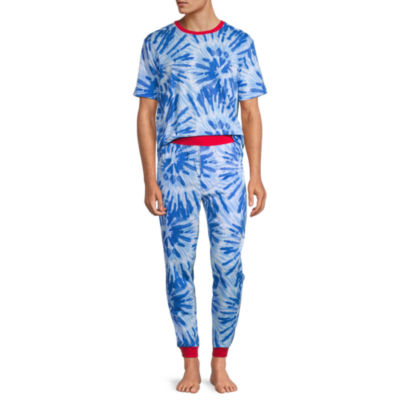 Hope & Wonder Mens Short Sleeve 2-pc. Pant Pajama Set