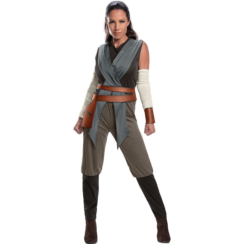 Buyseasons Star Wars Episode Viii - The Last Jedi Women'S Rey Costume, Girls, Size Large