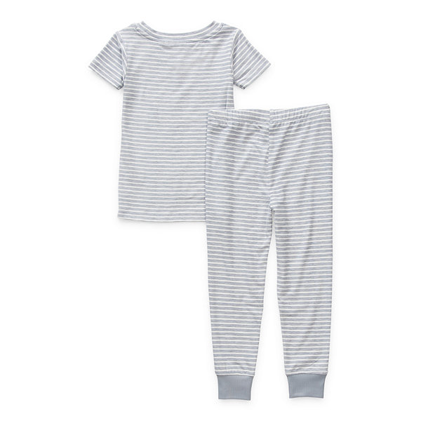 Jaclyn True Stripe Family Sleep Toddler Unisex 2-pc. Pajama Set
