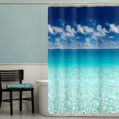 Maytex Escape Peva Shower Curtain Color Blue Jcpenney