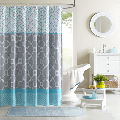 Intelligent Design Clara Shower Curtain Color Blue Jcpenney