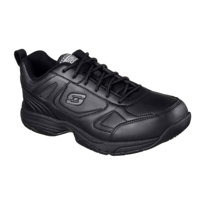 black lace up skechers