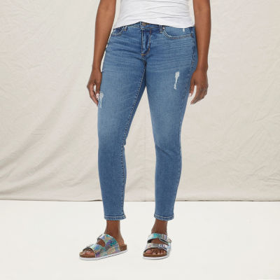 petite skinny ankle jeans