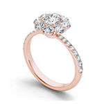1 3/4 CT. T.W. Diamond 14K Rose Gold Engagement Ring