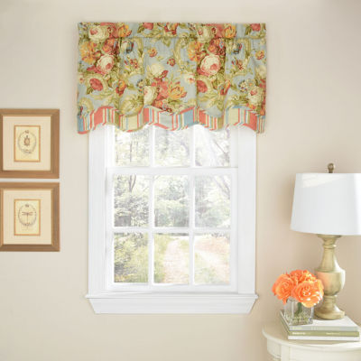 Waverly Spring Bling Rod Pocket Scallop Valance Jcpenney