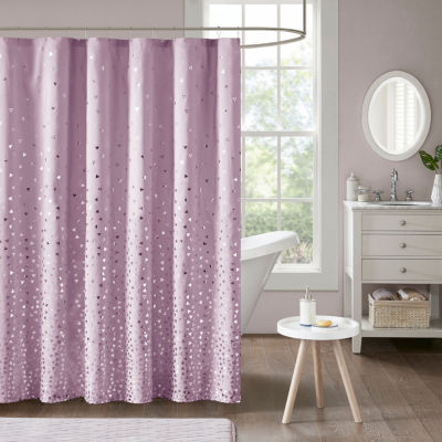 Intelligent Design Liv Printed Shower Curtain
