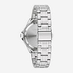 Caravelle Designed By Bulova Aqualuxx Womens Crystal Accent Silver Tone Stainless Steel Bracelet Watch 43m122