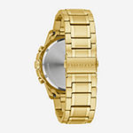Caravelle Designed By Bulova Aqualuxx Mens Chronograph Gold Tone Stainless Steel Bracelet Watch 44b127