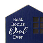 Glitzhome Fathers Day Table Block Sign 2-pc. Lighted Tabletop Decor