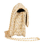 Olivia Miller Mini Straw Crossbody Bag