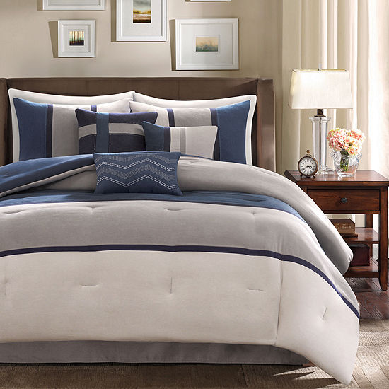 Madison Park Warner 7 Pc Comforter Set Jcpenney