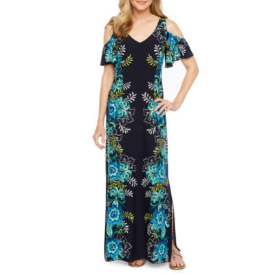 jcpenney long dresses with sleeves