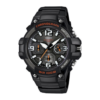 casio chronograph black