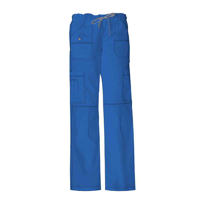 Dickies 857455 Youtility Cargo Scrub Pants - Juniors, Womens, Size Large, Blue