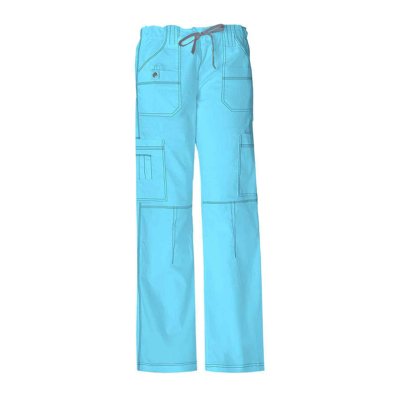 Dickies 857455 Youtility Cargo Scrub Pants-Junior Plus, Womens, Size Xx-Large, Blue