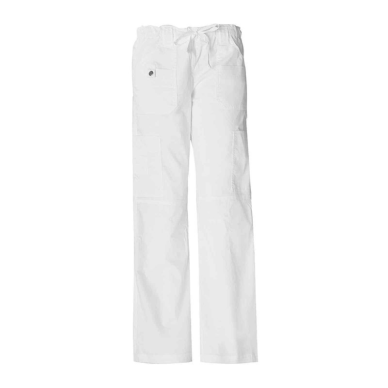 Dickies 857455 Youtility Cargo Scrub Pants-Junior Plus, Womens, Size Xx-Large, White