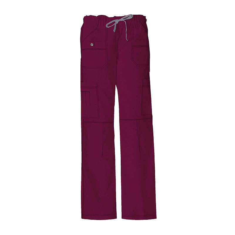 Dickies 857455 Youtility Cargo Scrub Pants-Junior Plus, Womens, Size Xx-Large, Red