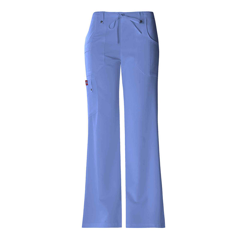 Dickies 82011 Womens Drawstring Cargo Pants, Size Small, Blue