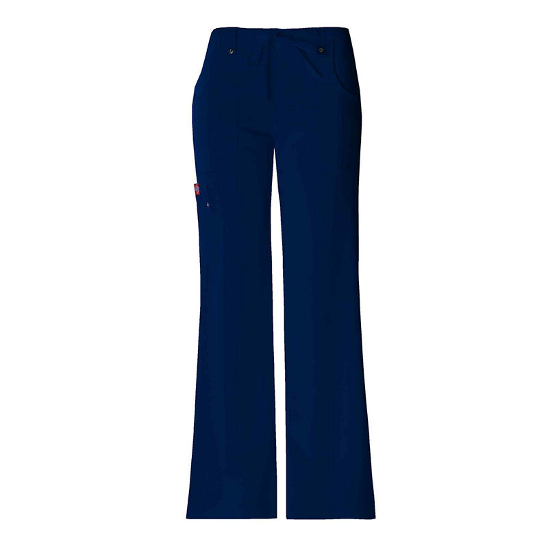 Dickies 82011 Womens Drawstring Cargo Pants, Size X-Small, Blue