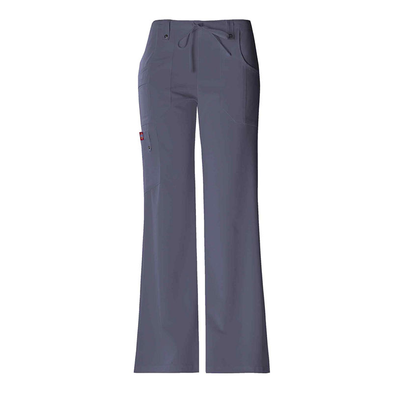 Dickies Womens Drawstring Cargo Pants-Plus - Adult - Pewter - Size 4X-Large - Scrubs + Lab Coats - Scrub Pants