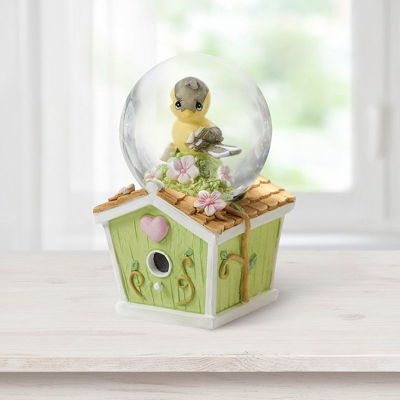 UPC 875555033441 product image for Precious Moments Mini Snow Globe Goldfinch Birdhouse #154443 | upcitemdb.com