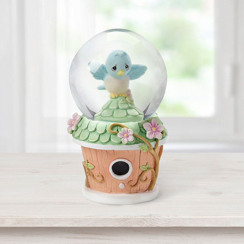 UPC 875555033465 product image for Precious Moments Mini Snow Globe Bluebird Birdhouse #154445 | upcitemdb.com