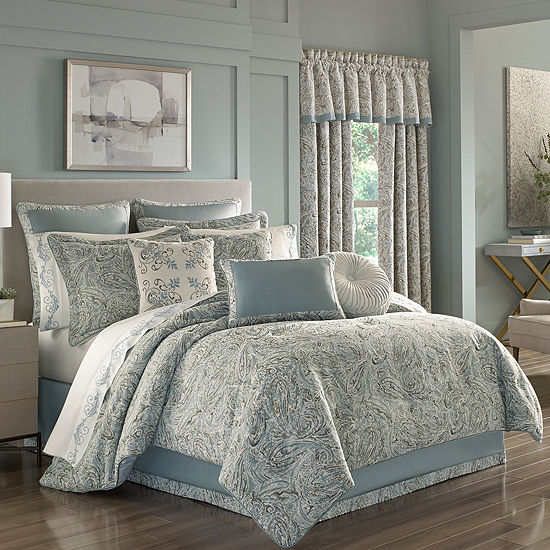 Queen Street Garrison 4 Pc Jacquard Heavyweight Comforter Set