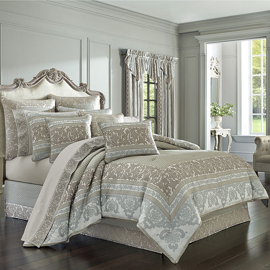 Queen Street Melinda 4 Pc Jacquard Heavyweight Comforter Set