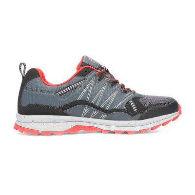Fila Evergrand Trail Womens Walking Shoes, Color: Gray Dk Pink - JCPenney