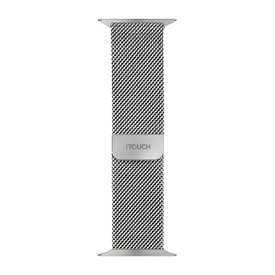 Itouch Air Se/Air 2 Mens Silver Tone Watch Band Ita2sestrste-004