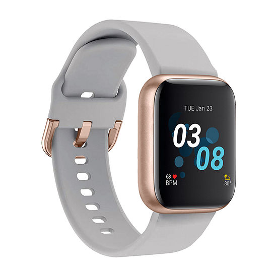 iTouch Air 3 for Women: Rose Gold Case with Grey Strap Smartwatch (40mm) 500009R-0-51-C04