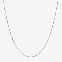 16 18 14k Yellow Gold Shiny D C 1.2mm Cable Chain Necklace With Spring Ring Clasp Length Options 