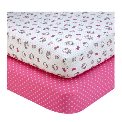 Nojo Sanrio Hello Kitty 2 Pk Crib Sheet Jcpenney