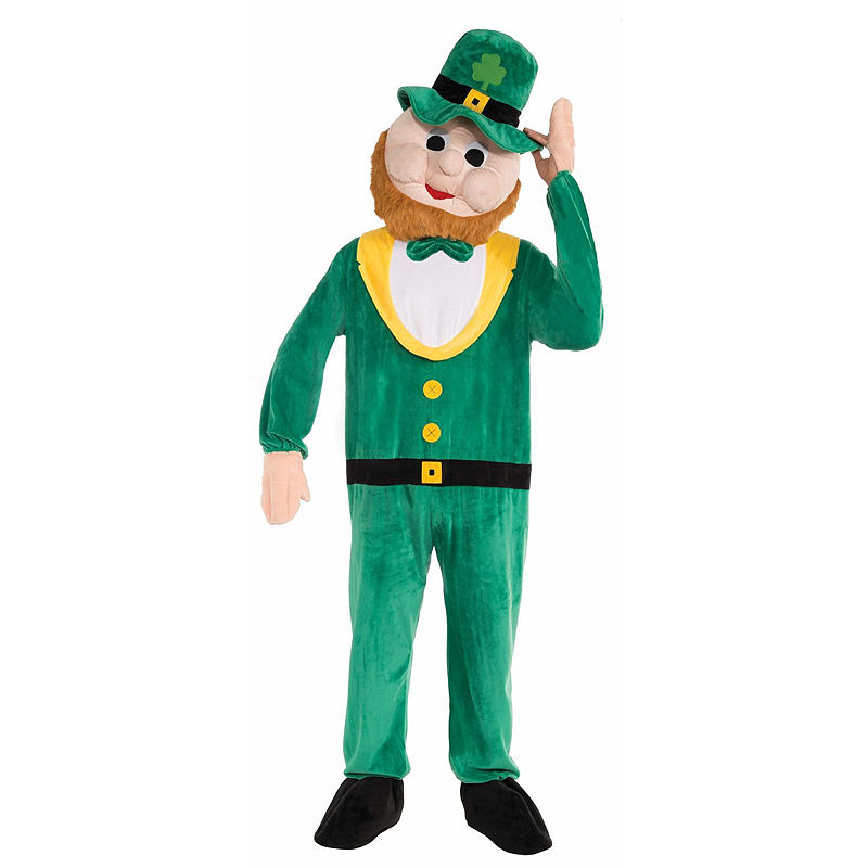 Buyseasons Leprechaun Mascot Adult Costume, Green