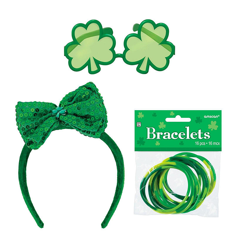 Buyseasons St. Patrick'S Day Accessory Bundle, Green