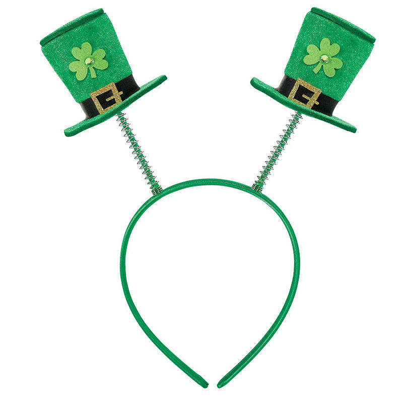 Buyseasons St. Patrick'S Day Top Hat Boppers Adult Headband, Green