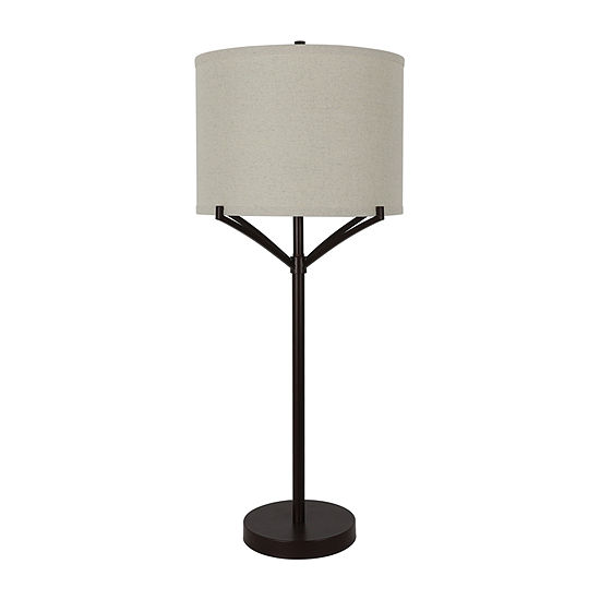 Decor Therapy Ledger 4 Arm Metal Table Lamp