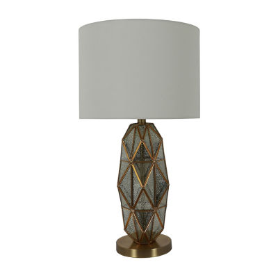 Decor Therapy Tracy Mercury Glass Glass Table Lamp