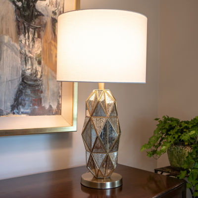 Decor Therapy Tracy Mercury Glass Glass Table Lamp