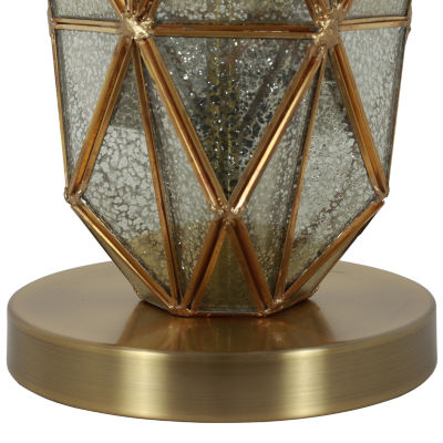 Decor Therapy Tracy Mercury Glass Glass Table Lamp