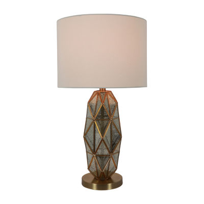 Decor Therapy Tracy Mercury Glass Glass Table Lamp