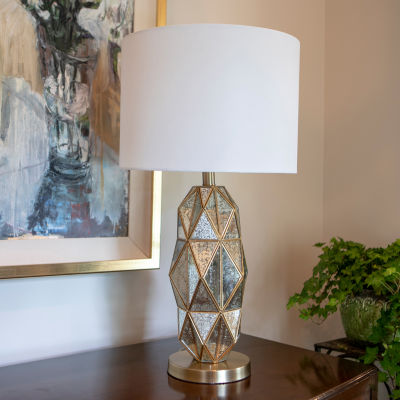 Decor Therapy Tracy Mercury Glass Glass Table Lamp