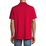 St. John's Bay Premium Dexterity Mens Regular Fit Adaptive Short Sleeve Polo Shirt