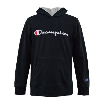 kids white champion hoodie