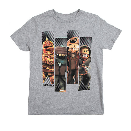 Boys Crew Neck Roblox Short Sleeve Graphic T Shirt Little Big Kid