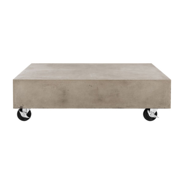 Safavieh Gargon Patio Collection Weather Resistant Concrete Coffee Table