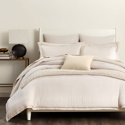 Fieldcrest Luxury Herringbone 3pc. Comforter Set & Accessories JCPenney