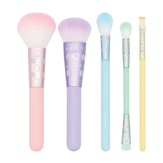 Moda Brushes Posh Pastel Face Flip 6pc Brush Set
